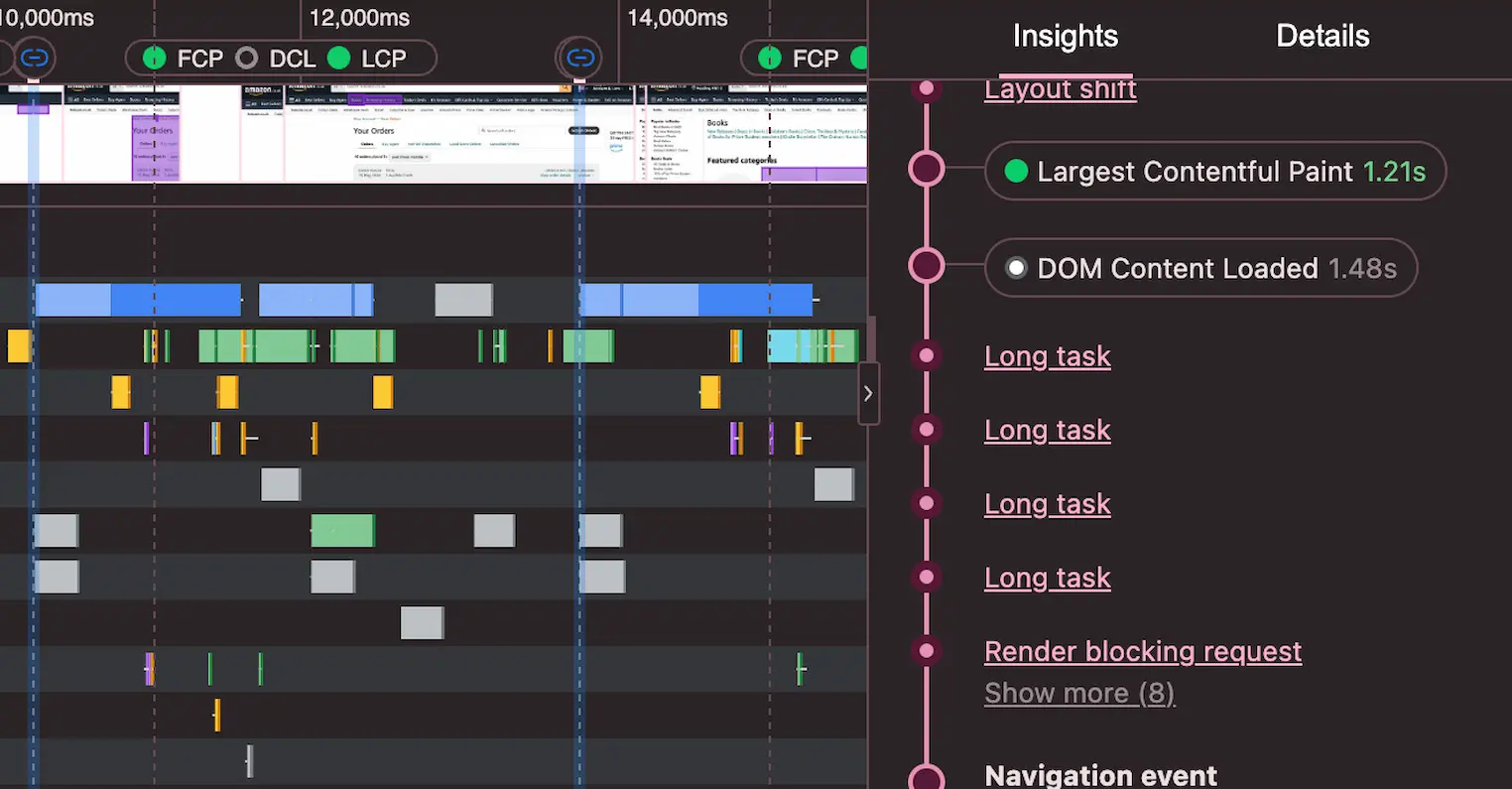 INP long tasks